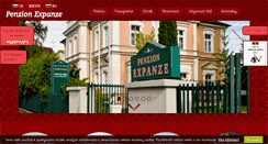 Desktop Screenshot of penzionexpanze.cz