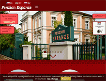 Tablet Screenshot of penzionexpanze.cz